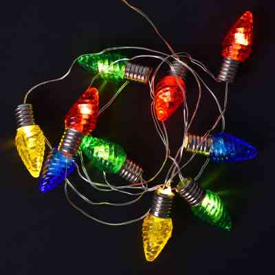 Гирлянда YES! Fun На медной проволоке Шишки 10 LED Тепло-белая 1.65 м На батарейках (801209) Винница