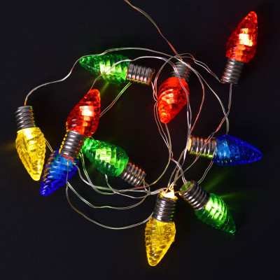 Гірлянда YES! Fun На мідному дроті Шишки 10 LED Тепло-біла 1.65 м На батарейках (801209) Вінниця - фото 3