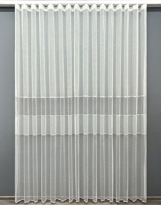 Тюль VR-Textil 1971т Жакард Молочний 400х270 см (42-1002) Київ - фото 2