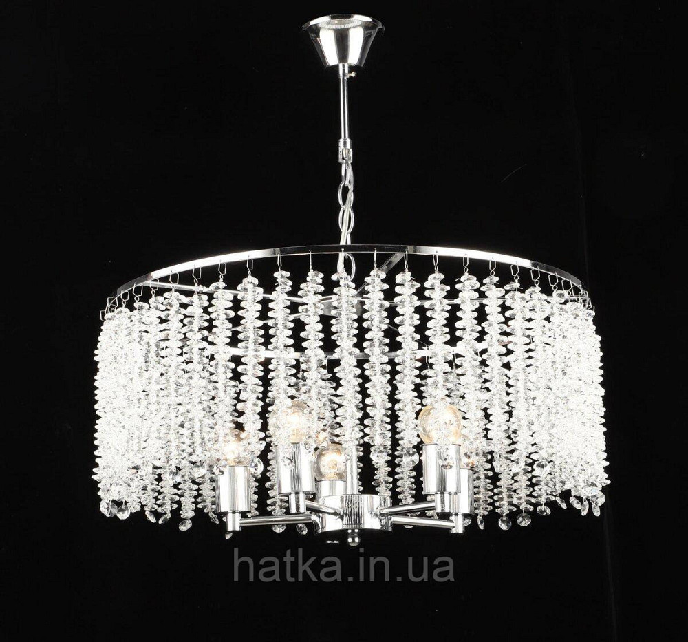 Люстра подвесная хрустальная S2487/5, Хром Киев - изображение 1