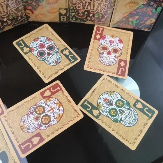 Ігрові карти в мексиканському стилі Día de los Muertos | Для кардістрі, покеру та колекціонування Київ