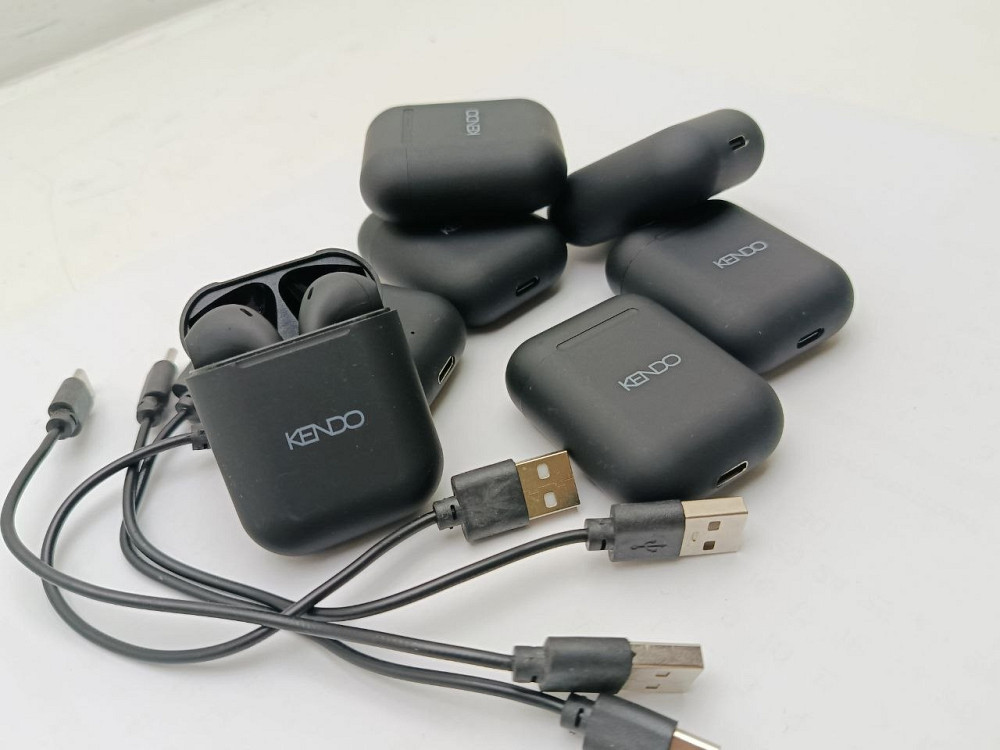 Безпровідні навушники Kendo TWS 24EXSW чорні (товар вживаний) Луцк - изображение 2