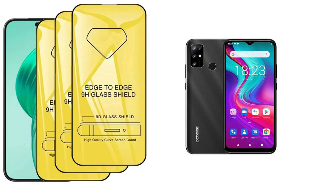 Защитное стекло DefenzoGlass для Doogee X96, X96 Pro – двойная прочность Киев - изображение 1