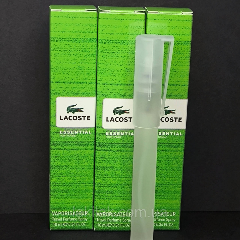 Парфумована вода Lacoste Essential 10мл (з роспилювачем), чоловічі Херсон - изображение 1