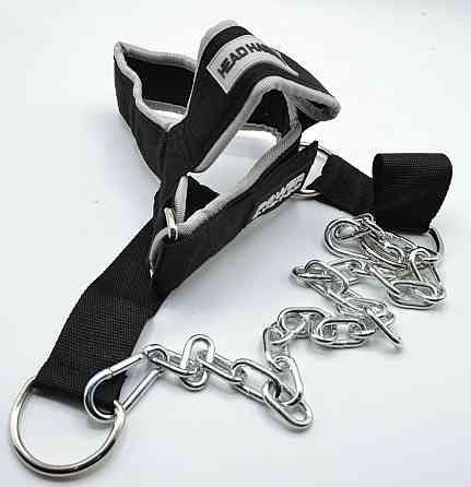 Тяга для шиї Power System PS-4039 Head Harness Black/Blue Каменское