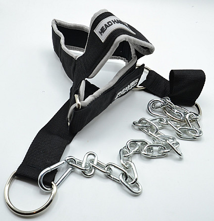 Тяга для шиї Power System PS-4039 Head Harness Black/Blue Каменское - изображение 3