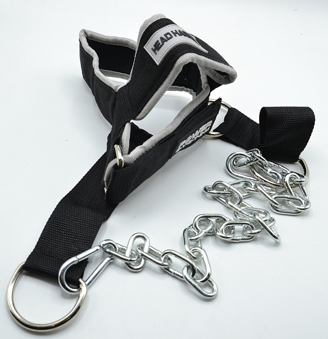 Тяга для шиї Power System PS-4039 Head Harness Black/Blue Кам'янське - фото 3