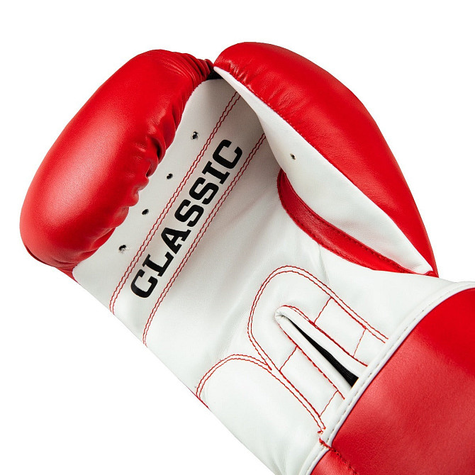 Боксерські рукавиці TITLE Classic Pro Style 3.0 Red/White 14 oz (капа в комплекті) Кам'янське - фото 8