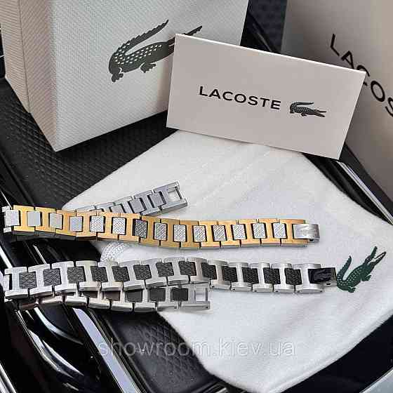 Мужской стильный браслет Lacoste, Лакоста (40190) Киев