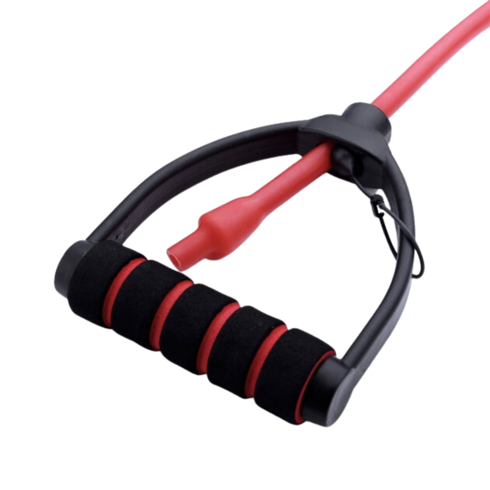 Еспандер трубчастий з ручками York Medium, червоний Киев - изображение 6