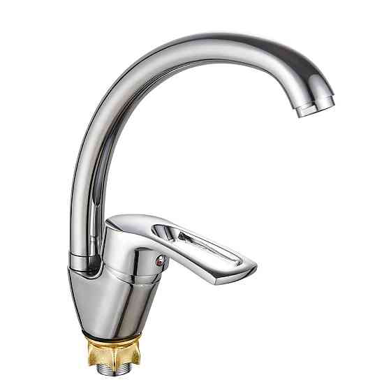 Смеситель для кухни WEZER VRL412-05 с поворотным изливом Киев