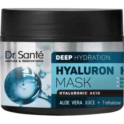 Маска для волос Dr. Sante Hyaluron Hair Deep Hydration для глубокого увлажнения волос 300 мл (8588006040227) Винница