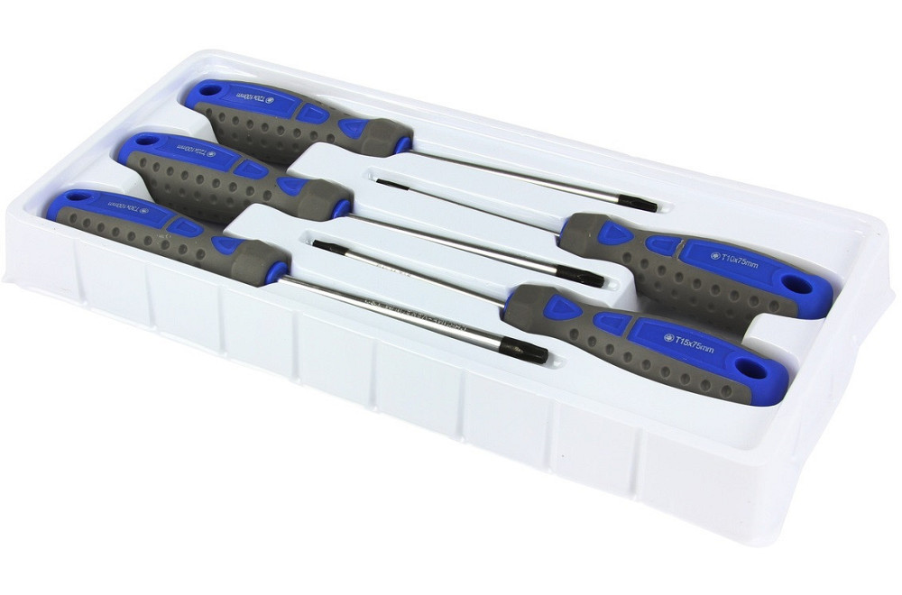 Набор универсальных отверток 5 элементов Mar-Pol (M61003) Сталь Нововолынск - изображение 6