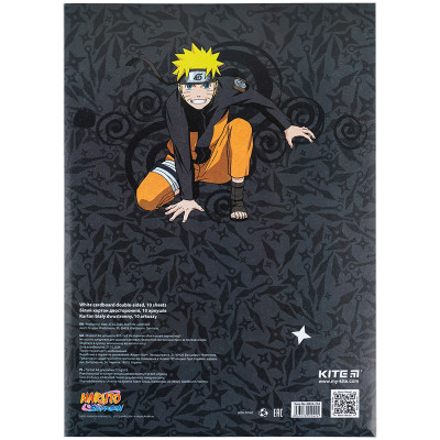 Белый картон Kite A4 Naruto 10 листов (NR24-254) Винница - изображение 4