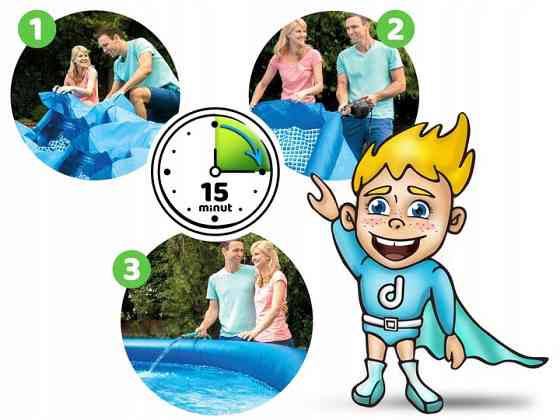 Басейн надувний 15в1 Intex 28158, 457 х 84 см Київ