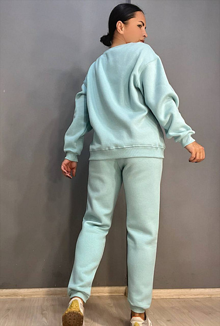 Штани жіночі Pepper&mint 24-13 спортивні джоггери резинка на талії утеплені бірюзові, бірюзовий, L Київ - фото 10