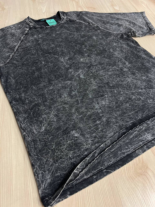 Костюм женский MMC 240014 футболка с шортами тай-дай вареный оверсайз черный, черный, XL Киев - изображение 16