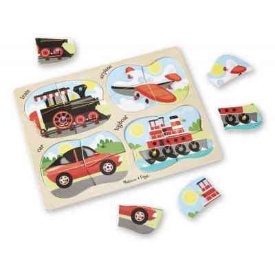Пазл Melissa&amp;Doug 4 в 1 Транспорт (MD9865) Вінниця