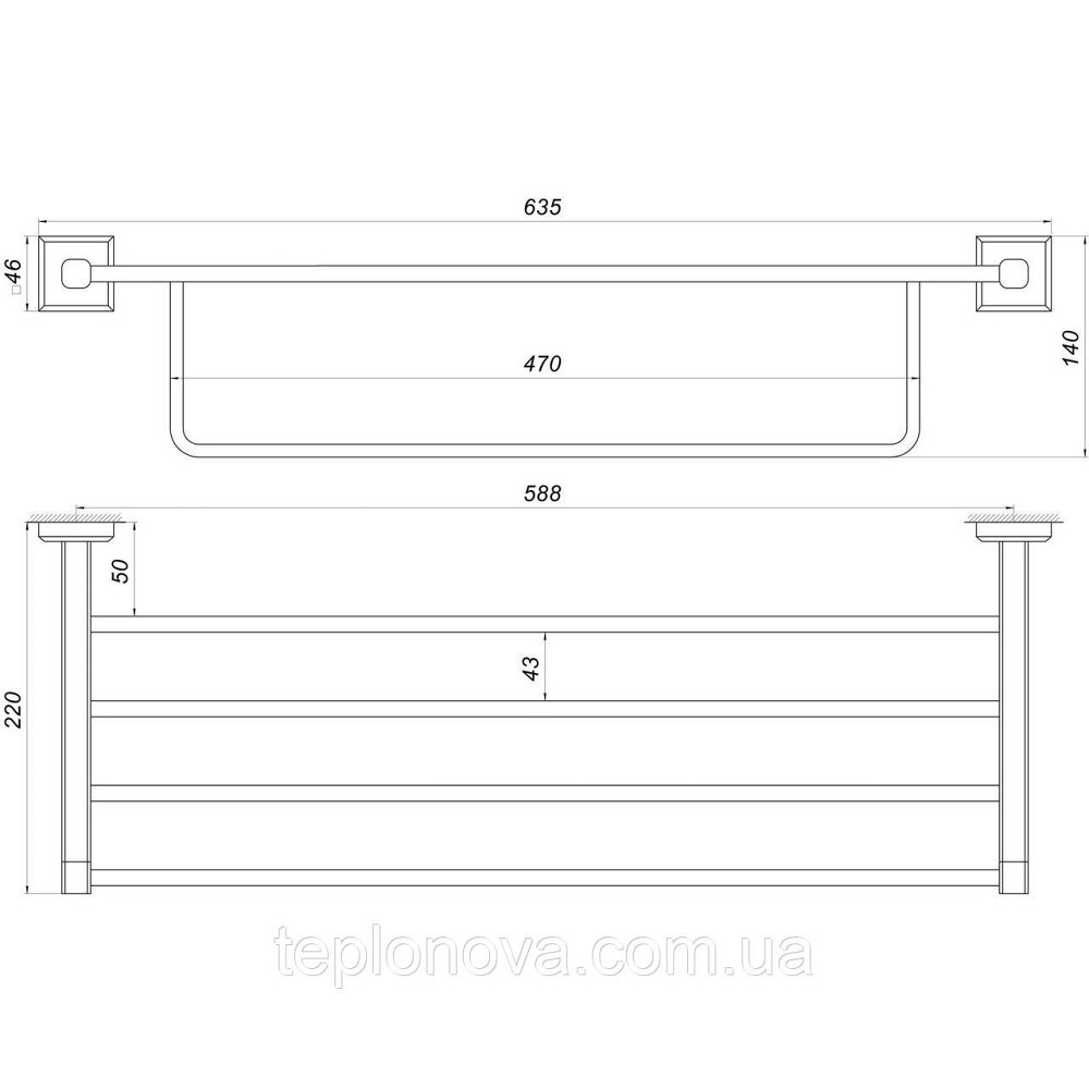 Полка TOPAZ TKB 9981 Черновцы - изображение 6