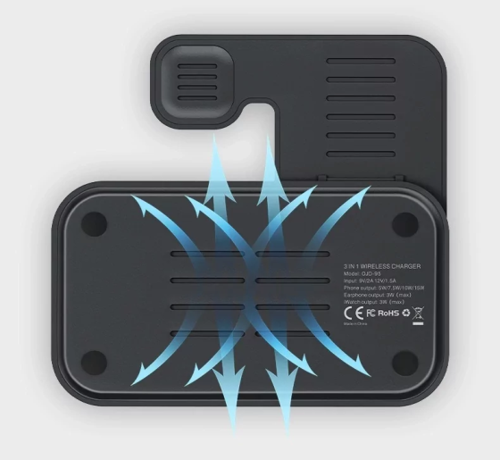 Бездротова зарядна станція OJD-95 Wireless Charger Stand (з функцією MagSafe) 15W Київ