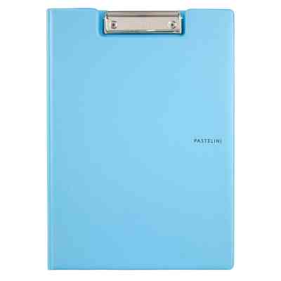 Клипборд-папка Axent Pastelini з металевим кліпом А4 вініл Блакитна (2514-22-A) Вінниця