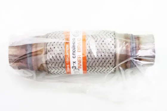 Гофра глушника Lacetti 3-шарова EuroEx з фланцями (45*150*210) Вінниця