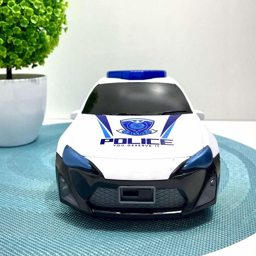 Набір з транспортом поліцейська Машина-гараж та 3 міні машинки звук світло (660-A206) Чернігів - фото 7