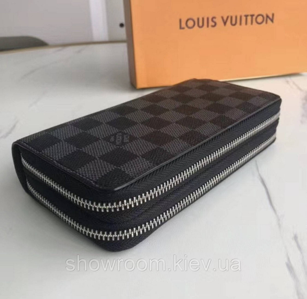 Чоловічий гаманець на дві блискавки (61723) Lux Київ - фото 1