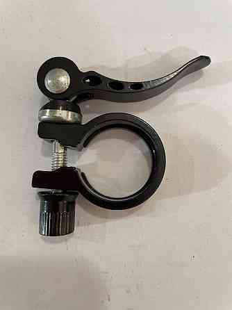 Хомут трубы подседельной велосипеда (крепление эксцентрик) (черный) DS Мукачево