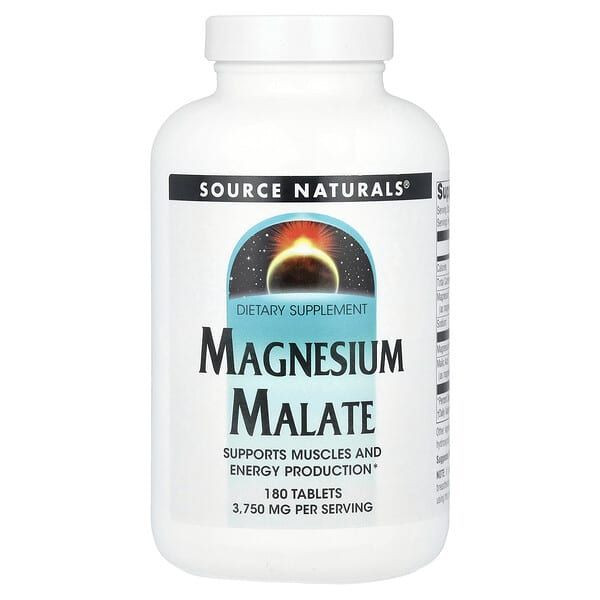 Magnesium Malate, 3,750 mg, 180 Tablets (1,250 mg Per Tablet) Луцк - изображение 1