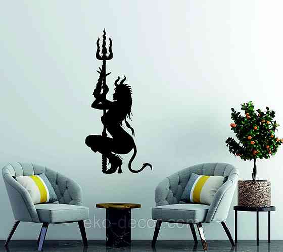 Декоративне настінне Панно «Дівчина Дияволиця», Декор на стіну Київ