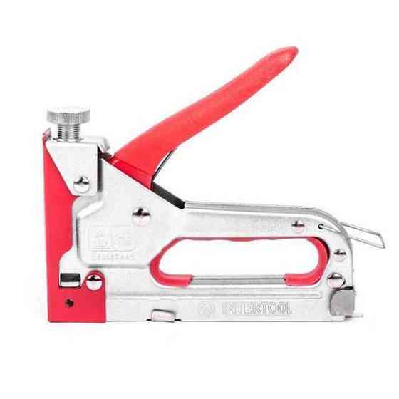 Степлер сталевий з прогумованою рукояткою для скоб 4-14 мм Intertool RT-0102 Харків