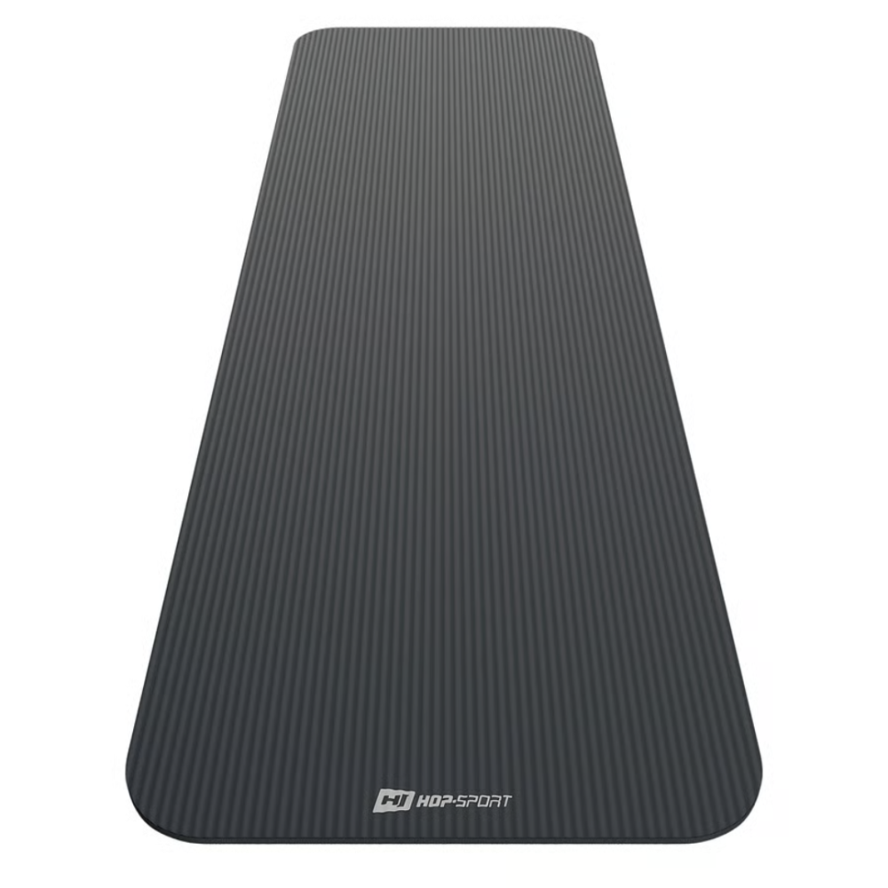 Коврик для йоги Hop-Sport HS-NB015GM NBR 1,5см черный Киев - изображение 2