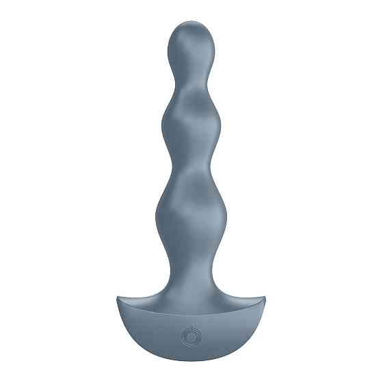 Анальний стимулятор-намистини з двома моторами Satisfyer Lolli-Plug 2 ice blue Sex Aura Київ