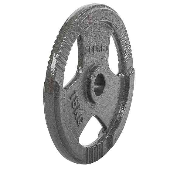 Блин (диск) стальный с хватом 15 кг d-52мм Zelart-7791-15 Киев