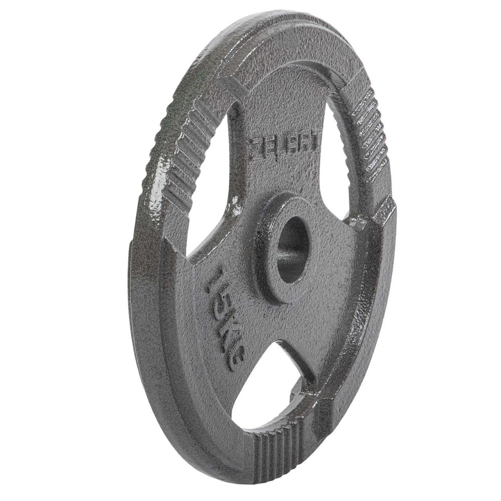 Блин (диск) стальный с хватом 15 кг d-52мм Zelart-7791-15 Киев - изображение 4