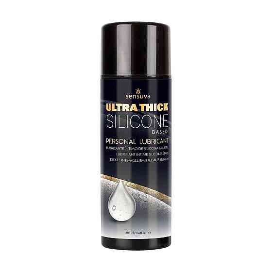 Густа силіконова змазка Sensuva UltraThick Silicone (100 мл) без гліцерину, парабенів і ментолу Sex Aura Київ