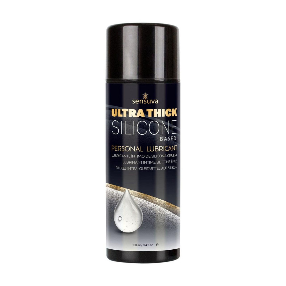 Густа силіконова змазка Sensuva UltraThick Silicone (100 мл) без гліцерину, парабенів і ментолу Sex Aura Київ - фото 1