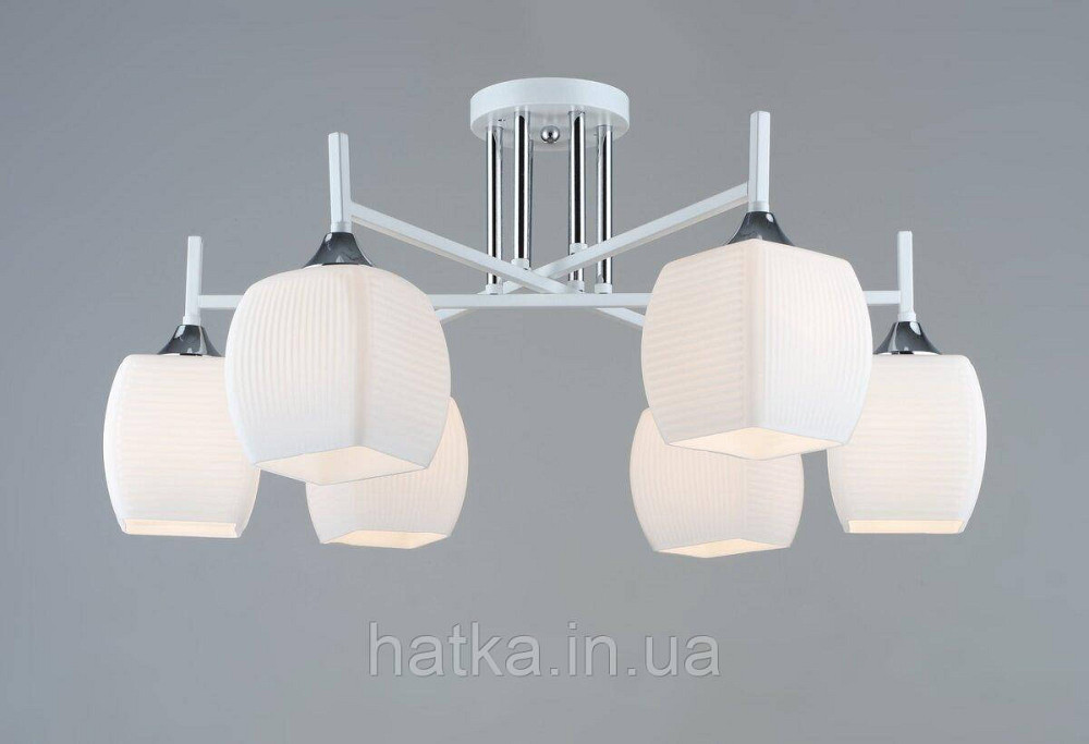 Люстра декоративна Sirius B N5457/6 WT+CH Київ - фото 1