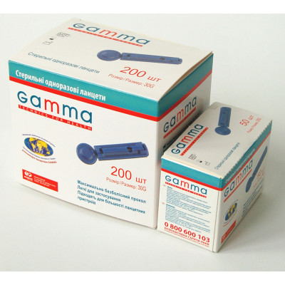 Ланцеты Gamma 50 шт. (7640162324649) Винница - изображение 10