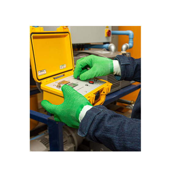 Рукавички 4526 латексне покриття повний облив ребристі в'язаний манжет ДКГ Житомир - изображение 2