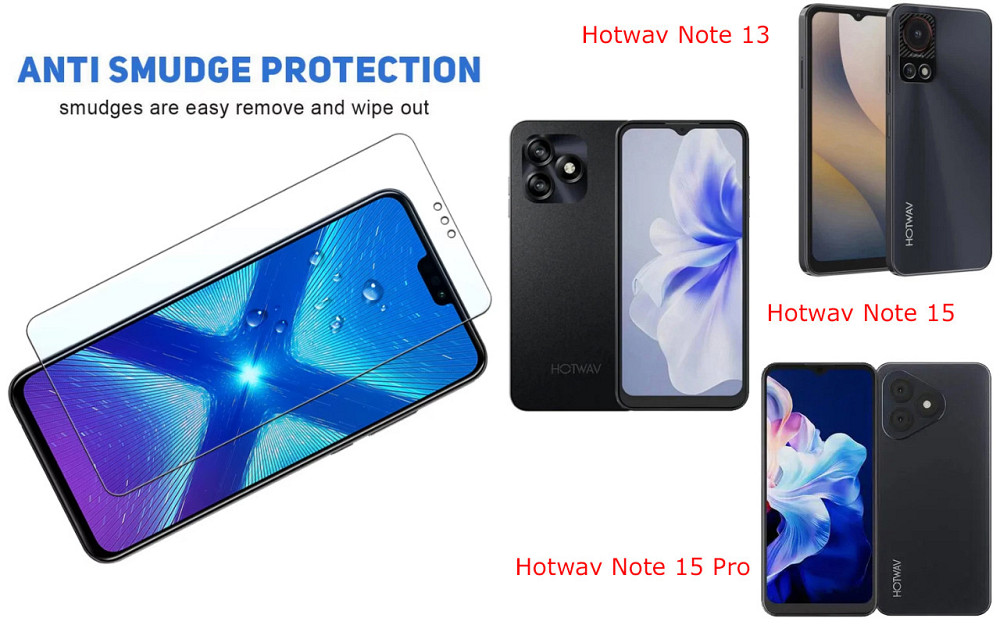Защитное стекло NeoGlass для Hotwav Note 13, Note 15, Note 15 Pro – ультрапрозрачное и устойчивое Киев - изображение 3