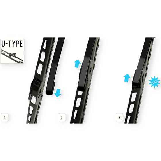 Щітка oximo каркасна 650мм під гак 8,9мм двірника Мукачево