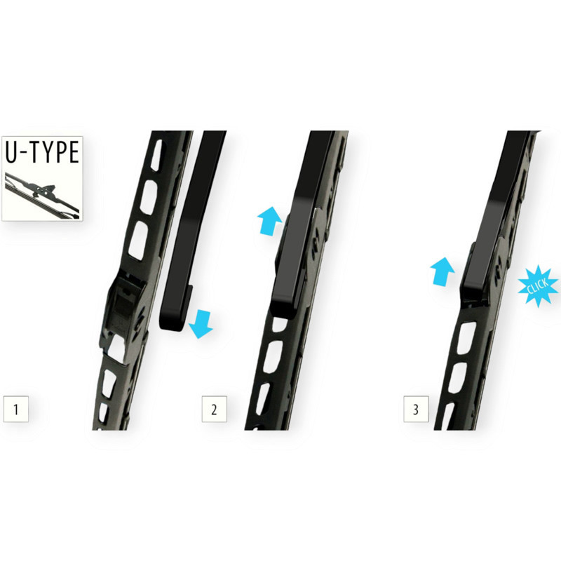 Щетка oximo каркасная 650мм под крюк 8,9мм дворника Мукачево - изображение 5