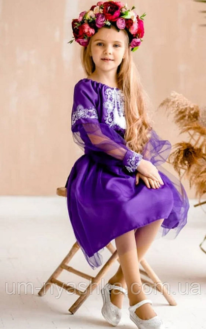 Дитяча вишита сукня вишиванка 