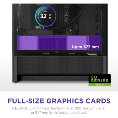 Корпус NZXT H3 Flow All Black (CC-H31FB-01) Вінниця - фото 4