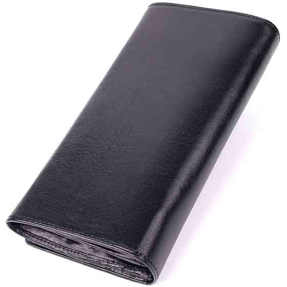 Женский вместительный кошелек из натуральной кожи Tony Perotti 20905_1 (3630 nero) Черный Киев