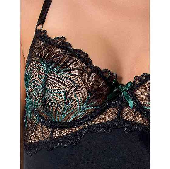 Боди Passion Exclusive FLORIS BODY L/XL, black Sex Aura Киев
