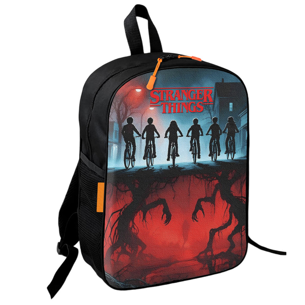 Рюкзак шкільний дитячий Дуже дивні справи / Stranger Things 36х27 см підлітковий для хлопчика, дівчинки (4397) Київ - фото 1