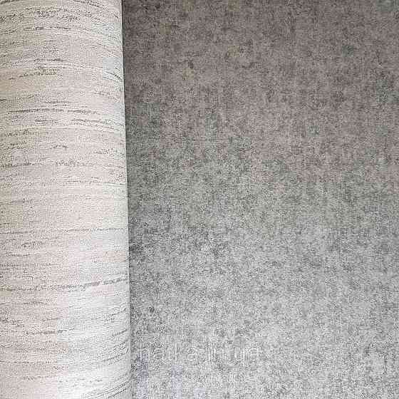 Шпалери флізелінові еко Rasch Kerala 0.53х10 м під венеціанську штукатурку зелені сірі з перламутром Київ